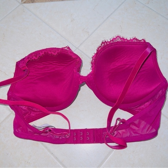 Victoria's Secret VS Magenta Pink Dream Angels Underwire Push-up Bra size 34C - Picture 4 of 4